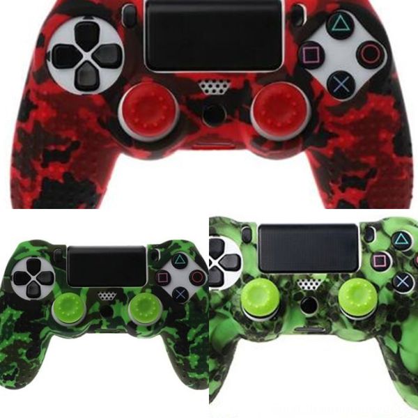 

rickc housing for case cover skin protective camo upper repair sony shell ps4 dualshock 4 v1 gen 1th controller green camouflage