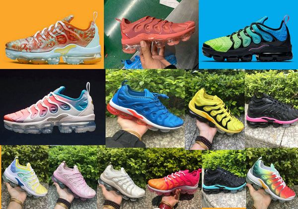 

2019 new de igner max plu women kid running hoe athletic tn neaker vm plu in metallic big boy run hoe youth trainer