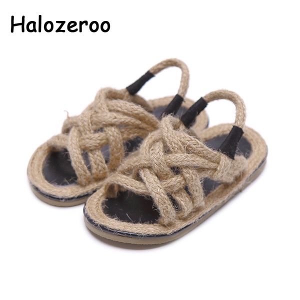 

summer 2020 kids weave beach sandals baby girls black princess sandals children soft dress shoes toddler fashion brand, Black;red