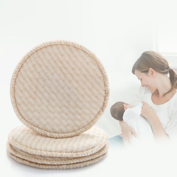 

4pcs non-woven cotton collection nursing breast pads breastfeeding absorbent cover stay dry cloth pad, White