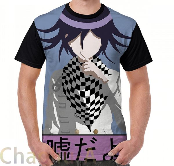 

uso dayo [kokichi ouma] t-shirt men funny printed t shirt women tees short sleeve casual tshirts, White;black