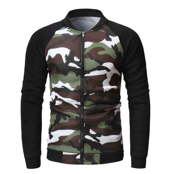 

2019 men's sweatshirt men's autumn/winter zipper casual long-sleeved thin sweatshirt pocket fitted jacket jacket hoodie youth fa, Black