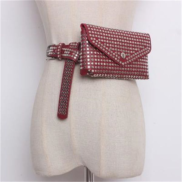 

fanny pack women belt bag leather waist bag fashion women pure color pu leather phone purse