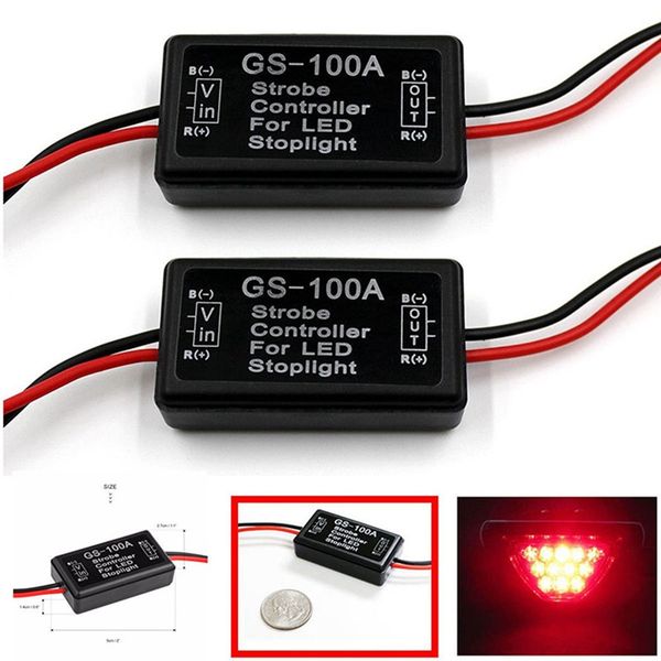 

gs-100a flash strobe controller flasher module for car led brake slight lamp