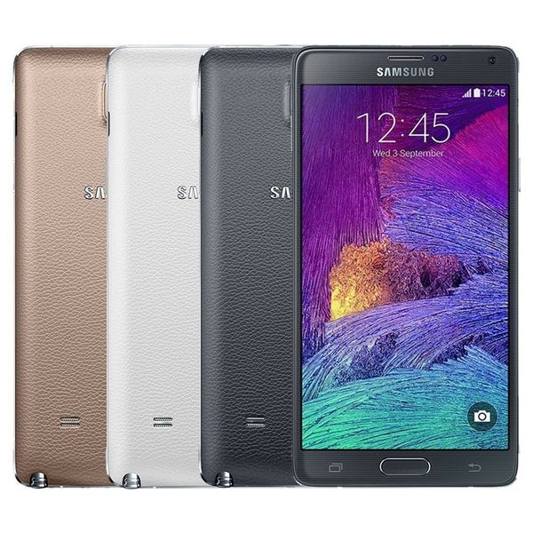 Samsung Galaxy Note 4 N910A N910T ricondizionato originale 5,7 pollici 3 GB RAM 32 GB ROM 4G FDD-LTE 16,0 M cellulare