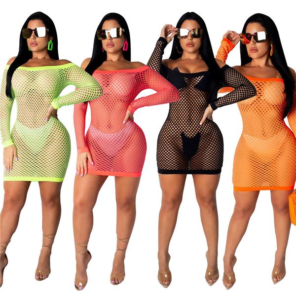 

зеленый оранжевый сексуальное мини-платье женщины с плеча ажурные выдалбливают платья повязки летнее платье с рубашкой с длинным рукавом nb, Black;gray