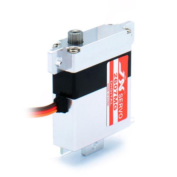 

jx servo pdi-2607mg 7.2kg 0.13sec digital full mental aluminium case wing servo for rc drone glider helicopter dual ball bearing
