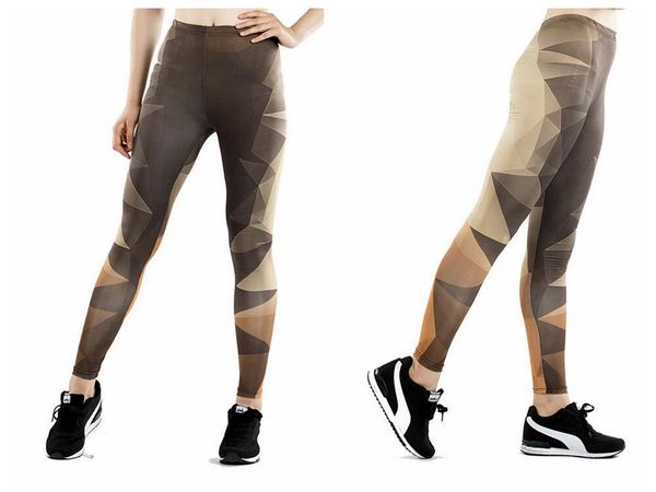 

women yoga trousers pants tights trousers female patchwork gradient coloring elastic force high waist dance lady print leggings skinny, Black;white