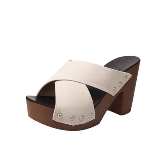 

olomlb 2020 new women summer non-slip platform shoes wedges high heel woman outdoor beach slippers sandals sapato feminino, Black