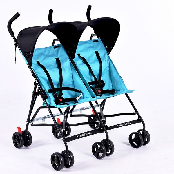 

new christmas gifts for twins infants mutiple stroller folding travel stroller light weight baby carriages umbrella pram trolley