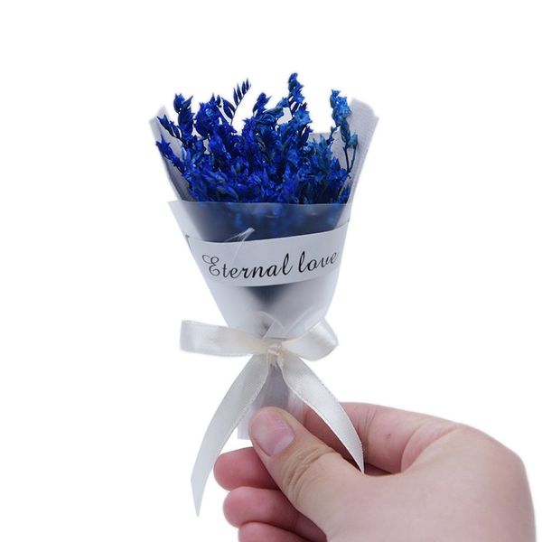 

10pcs new mini crystal grass dried flowers bouquet wedding decorations creative valentine's day girls gifts home decoration ph