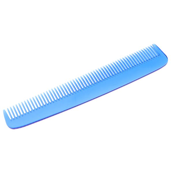 

salon hair cutting styling fine tooth comb plastic beard mustache grooming comb, Silver