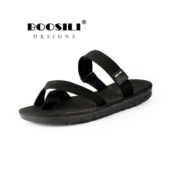 

2020 new style mens soft outdoor slipers appearance men's cloth cool shoes spring /summer tide male sale, Black