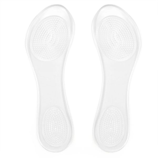 

fits all party feet massage gel insoles with arch support for ladies, Black