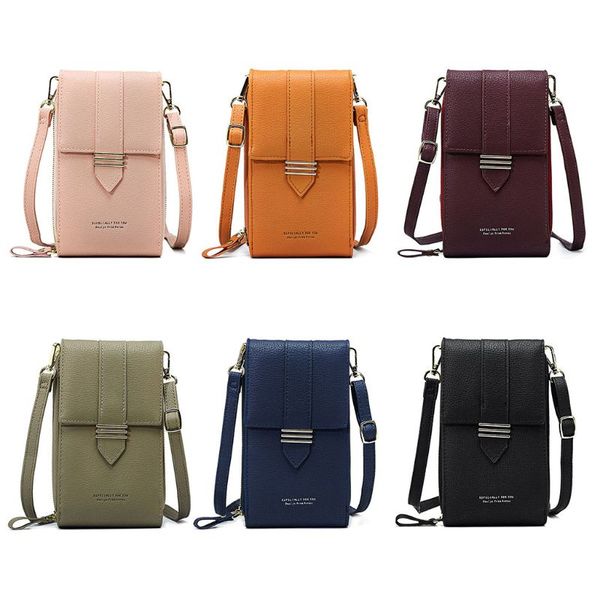 

thinkthendo женщины небольшой crossbody сумка сотовый телефон кошелек сумки на ремне девушки смартфон кошелек с слотами
