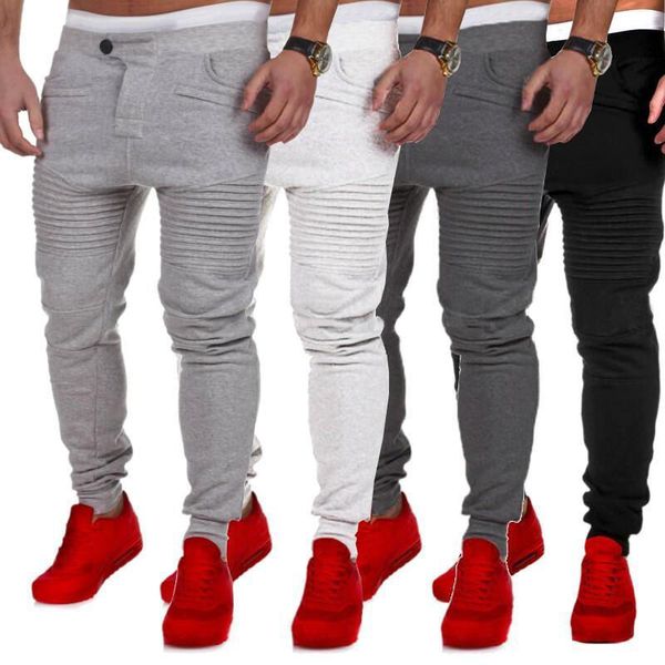 

new men's casual pants fashion men jogger sportwear baggy casual harem pants slacks dance trouser sweatpant, Black