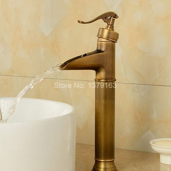 2019 New Water Pump Look Style Antique Brass Single Lever Handle