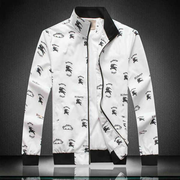 

burberri mens luxury designer jacket european american fashion trends brand jacket casual comfortable slim print short jacket selling, Black;brown