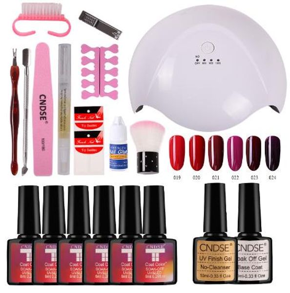 

full manicure set with a iamp 36 w uv led iamp 10 ml uv gel nail polish tool kit for manicure