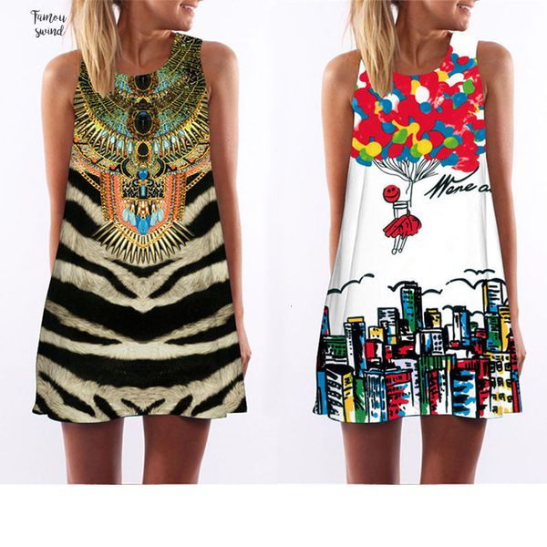 

summer vestidos dress women o neck loose above knee mini causal beach above knee a line dress vest vintage 2019, Black;gray