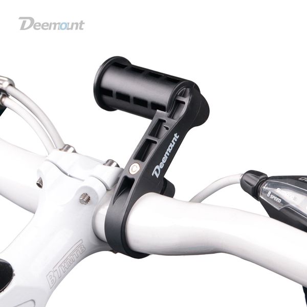 

deemount bicycle handlebar extended bracket 7-shaped bar mount bike computer led headlight mount holder extender stand support
