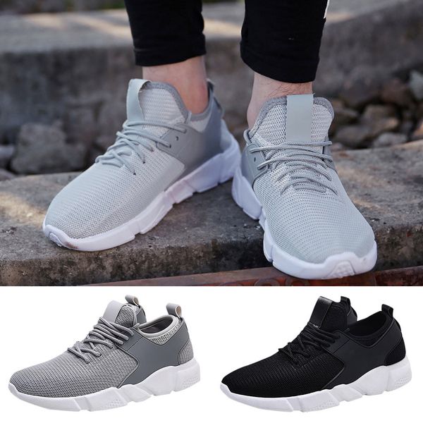 

onto-mato brand men's casual woven sneakers breathable trend versatile wear running shoes dropshipping wholesale trampki