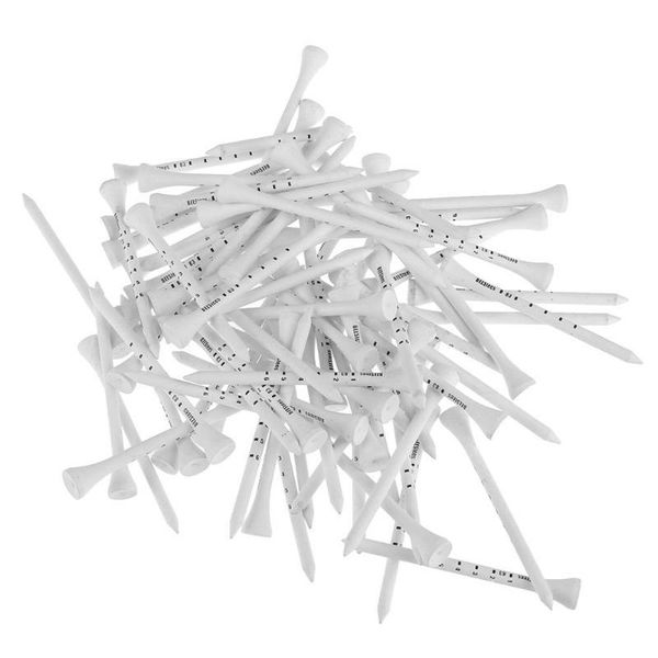 

80pcs 83mm wooden professional golf tees system white striped digital scale 80pcs 83mm comfortable new arrival casual ilbuo
