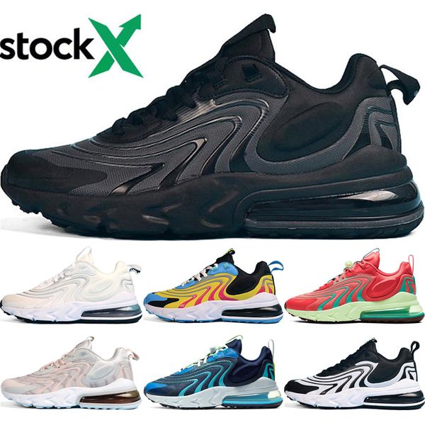

react eng running shoes for men women sneakers triple black white red oreo black blue cactus trails bauhaus shoes trainers 36-45