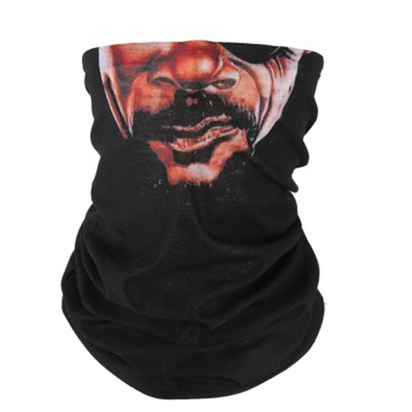

new cosplay ghost skull face mask cap motorcycle biker multi functional skeleton hat skull scarf balaclava hood magic cycling headgear#901, Blue;black