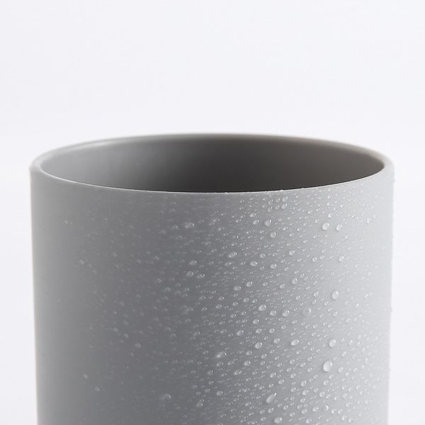 

big deal 1pc portable japanese style bathroom toothbrush cup simple plain cup three color couple tooth cup gray bathroom sinks