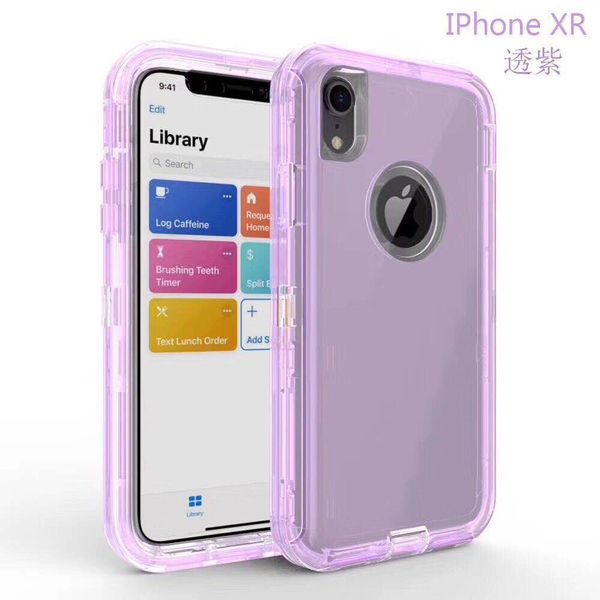 

for iphone 6 7 8 plus x xr xs max fashionable custom soft tpu hard hybird colorful clear defender phone case cover