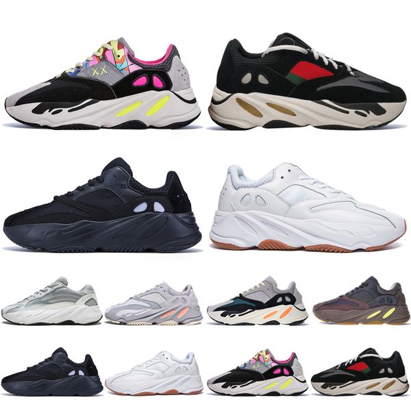 

Hot New Kanye West 700 V2 Static 3M Mauve Inertia 700s Wave Runner Mens Running shoes for men Women sports sneakers designer boots Eur 36-46