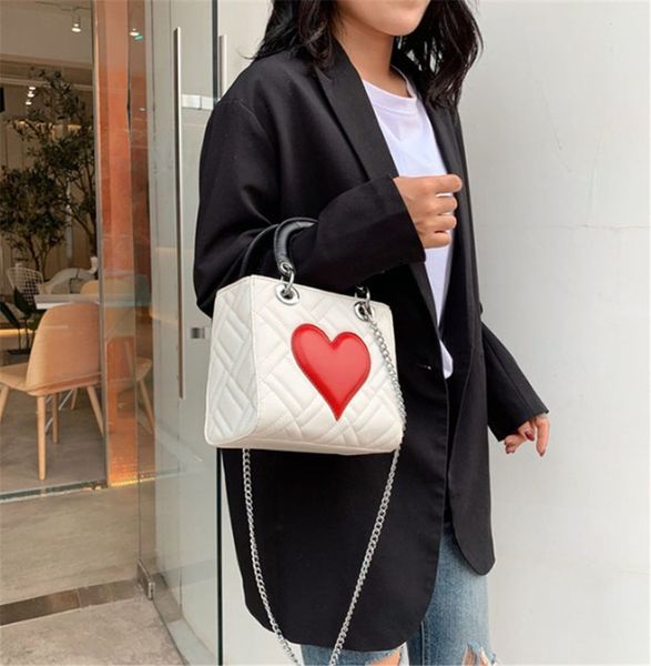 

designer handbag women hearts small shoulder bag textured ph-cfy20041426