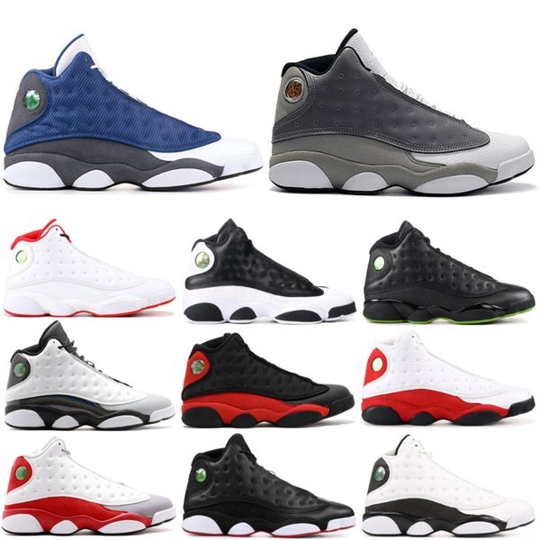 

2019 basketball shoes atmosphere grey cap and gown grey toe sngl day love and respect he got game 13 13s mens sports sneakers