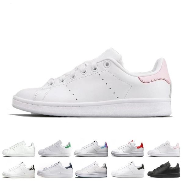 

popular new smith men women stan shoes black white red blue silver pink smith sneakers casual shoes leathe size 36-44