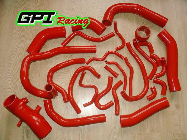 

red 26pcs silicone hose kit for supra 3 ma70 7m-ge/7m-gte 3.0 turbo 1986-1992