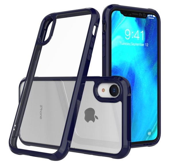 

2019 лучший прозрачный акриловый чехол для телефона для iphone x xr xs max 8 plus 7 6 6 s защитные чехлы для мобильных телефонов с защитой о