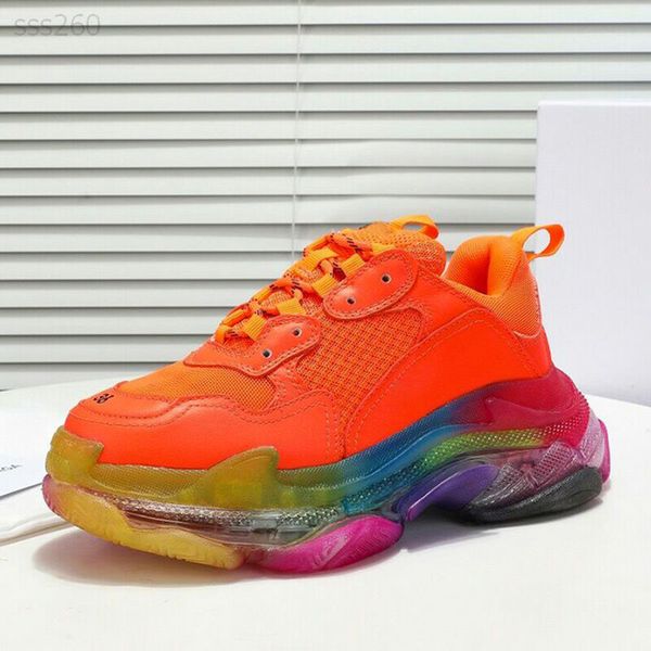 

2020 new leisure for men shoes sports sneaker wild womens triple colour handsome genuine leisure shoes size 35-41