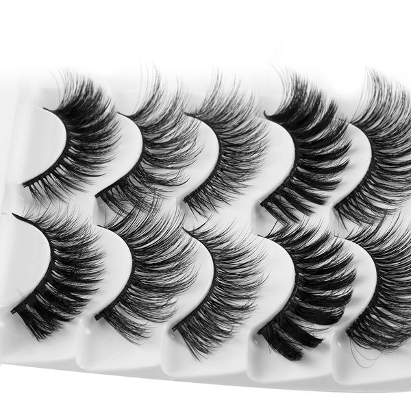

new 11 styles 5 pairs mink hair false eyelashes natural/thick long eye lashes wispy makeup beauty extension tools wimpers eyelas