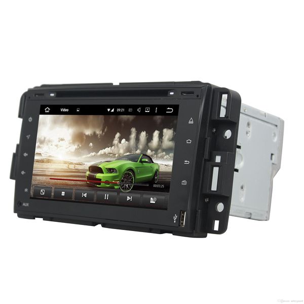 

full touch 7" android 8.0 car dvd player for gmc yukon tahoe 2007 2008 2009 2010 2011 2012 rds radio gps 4gb ram 32gb rom bluetooth wif