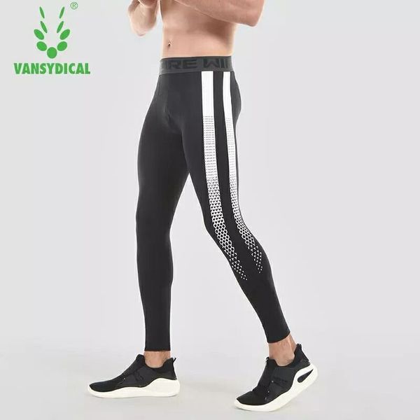 

running pants men sports leggings tight jogging pants yoga long trousers spring fitness compression gym slim man sportswear, Black;blue