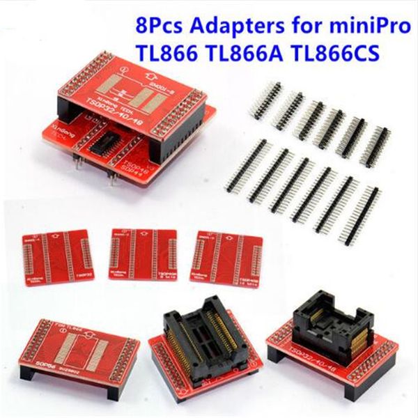 

original adapters minipro tl866 universal programmer tsop32 tsop40 tsop48 sop44 sop56 sockets tl866a tl866cs ing