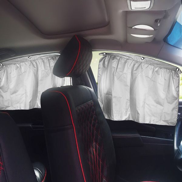 

4 pcs car curtain sun shade uv protect front side window car curtain sunshade