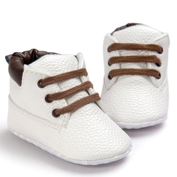 

casual baby toddler kid boy girl ankle boots lace-up crib shoes non-slip sneaker leather baby shoes girls soft sole toddler 03