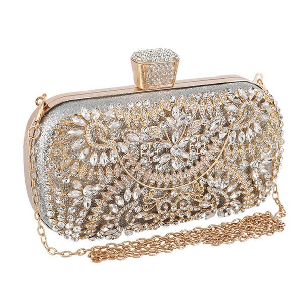 

женщины rhinestone мешок вечера партии bridal сцепления свадебные сумки кошелек l9be