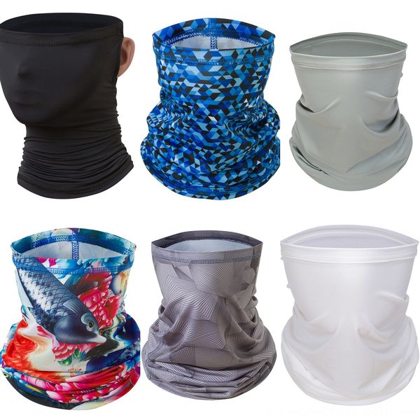 

6mtdd feeling mask scarf cold face outdoor windproof half face dust-proof sunshade mask scarf dust masks ear type party masks, Black