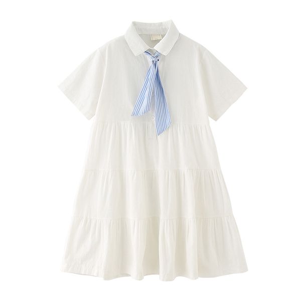 

2020 summer new teen girls cotton long style dress korean kids girls loose dress dresses fashion children elegant dress, #8737 t200417, Red;yellow