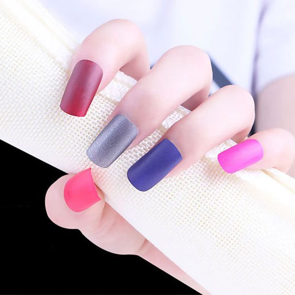 

new arrive 40 colors matte dull nails polish fast dry long-lasting nail art varnish lacquer 12ml nail polish d1