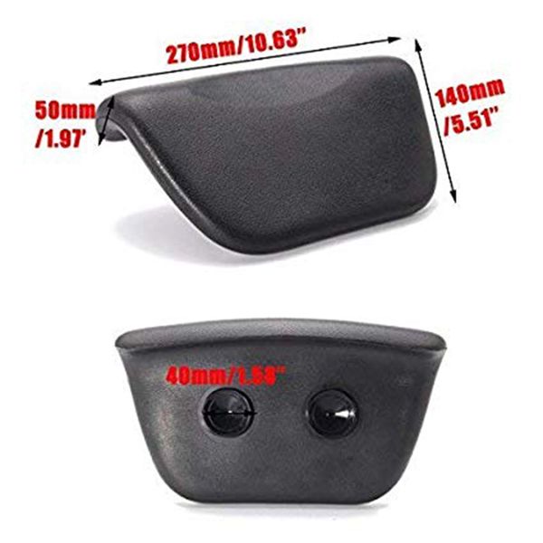 

подушка для спа-ванны, подушка для ванны pu с нескользящими присосками, эргономичный домашний спа-подголовник для расслабления головы, шеи