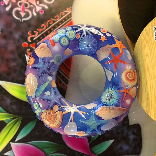 

inflatable ring children cartoon starfish swimming ring for kids pool float toys safe seat summer swim circle float